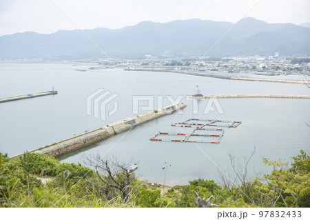 引田城跡から見る引田港の風景 引田城跡から見る引田港の風景 97832433