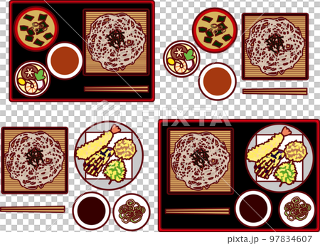 そば定食 97834607