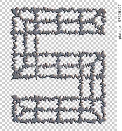 Dull and oxidized metallic font with rusty stains.Art number. Dull and oxidized metallic font with rusty stains.Art number. 97836197