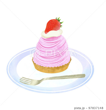 いちごのモンブラン　苺 97837148