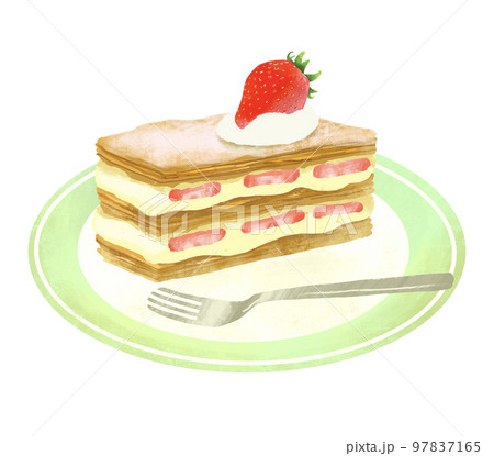 いちごのミルフィーユ　苺 97837165