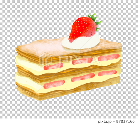 Strawberry Millefeuille Strawberry Strawberry Millefeuille Strawberry 97837166