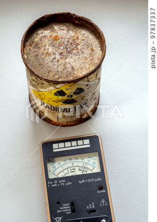 Radiation measurement with radiation survey meter 97837337