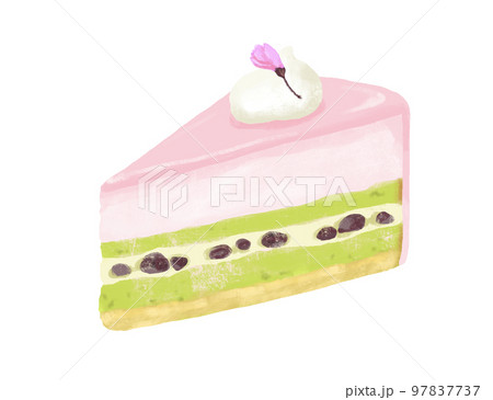 桜スイーツ 桜のケーキ 桜スイーツ 桜のケーキ 97837737