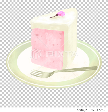 桜スイーツ　シフォンケーキ　桜 97837752