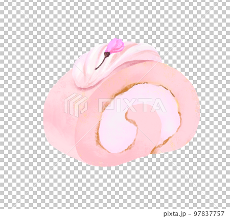 桜スイーツ ロールケーキ 桜 桜スイーツ ロールケーキ 桜 97837757