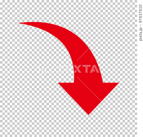 Downward arrow red 97837810