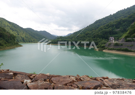 風景写真・新潟県・奥清津発電所・二居ダム 風景写真・新潟県・奥清津発電所・二居ダム 97838476