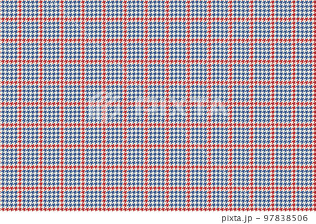 Seamless check textile. Fabric tartan pattern. Vector background texture plaid. 97838506