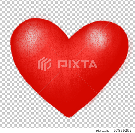 Valentine heart love shape deocration hand drawing illustration element 97839292
