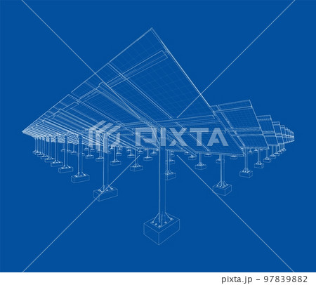 Solar Panel Concept. Vector Solar Panel Concept. Vector 97839882