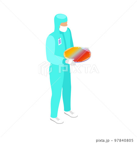 Semiconductor Laboratory Worker Composition 97840805