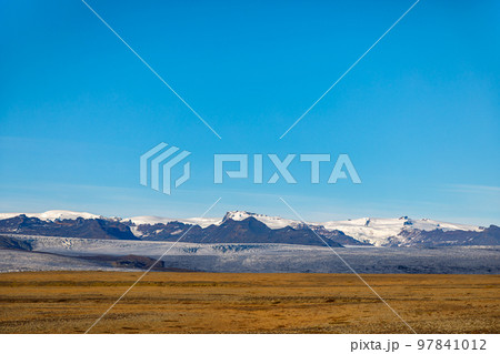 Landscape in Skaftafell area, Iceland 97841012