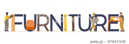 Furniture Assembly Text Composition 97841506
