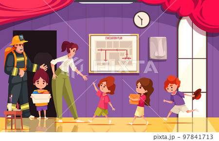 Evacuation Alarm Children 97841713