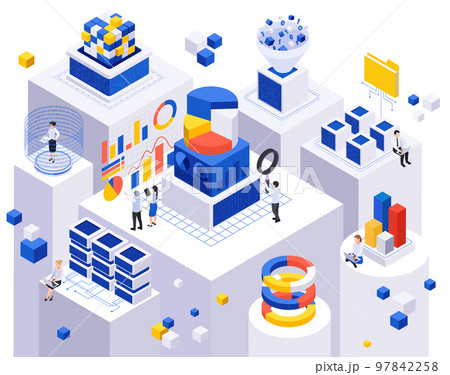Isometric Information Economy Composition Isometric Information Economy Composition 97842258