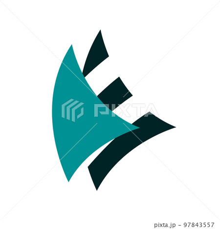simple 2 ship boat yacht sailing logo design in summer style vector illustrations 97843557