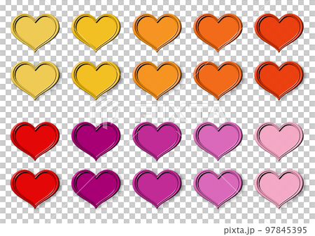 Heart mark sealing wax 97845395