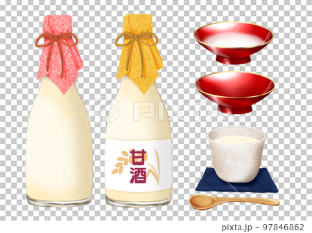 Shirozake Amazake Sake Bottle Sakazuki Shirozake Amazake Sake Bottle Sakazuki 97846862