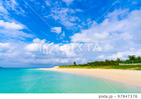 沖縄・宮古島 与那覇前浜ビーチ 97847376