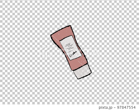 美容クリームの容器のイラスト 美容クリームの容器のイラスト 97847554