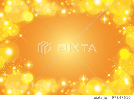 キラキラオレンジ色の背景 glitter orange background 97847610