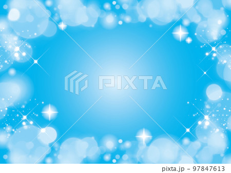 キラキラ青い背景 glitter blue background 97847613