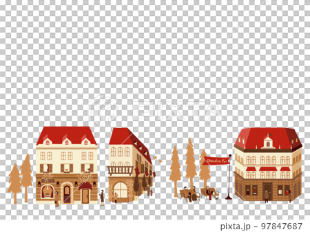 Valentine's townscape Vivid color Valentine's townscape Vivid color 97847687