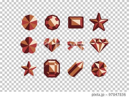 情人節巧克力插畫 97847836