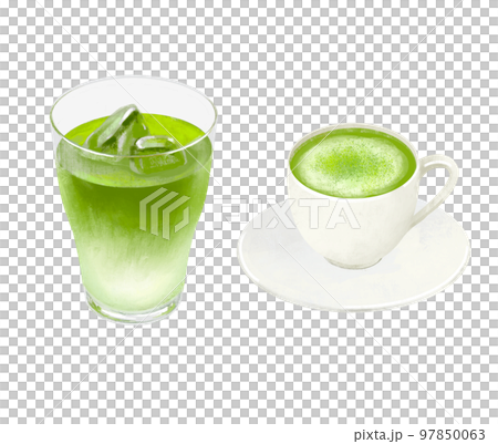 抹茶ラテ　アイス　ホット 97850063