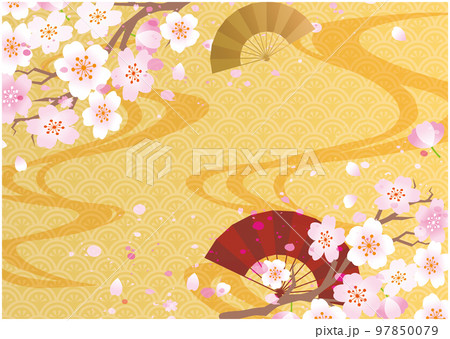 桜　春　花びら　 97850079