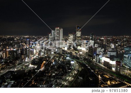 都市夜景 名古屋ステーションビュー 都市夜景 名古屋ステーションビュー 97851380
