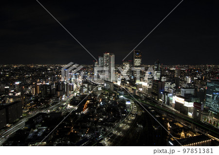 都市夜景　名古屋ステーションビュー 97851381