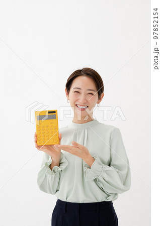 電卓 女性 電卓 女性 97852154