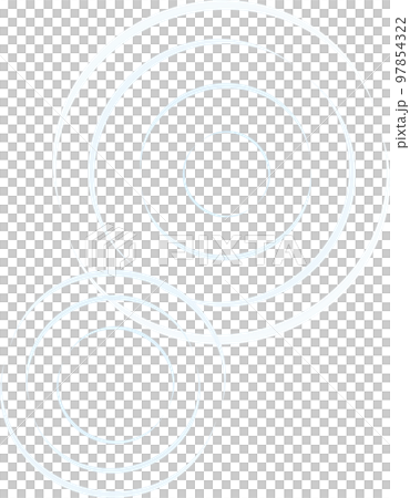 波紋イラスト 97854322