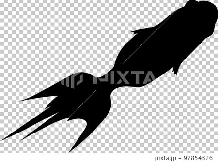 Goldfish illustration silhouette 3 97854326