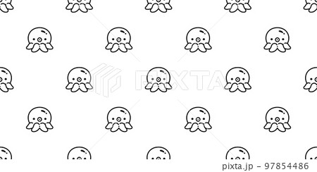 octopus Seamless pattern squid fish vector salmon tuna shark dolphin doodle icon cartoon ocean sea pet animal doodle repeat wallpaper tile background scarf isolated gift wrapping paper illustration de octopus Seamless pattern squid fish vector salmon tuna shark dolphin doodle icon cartoon ocean sea pet animal doodle repeat wallpaper tile background scarf isolated gift wrapping paper illustration de 97854486