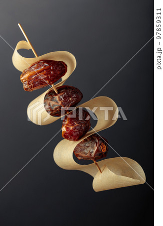 Dried Arabic dates. 97859311