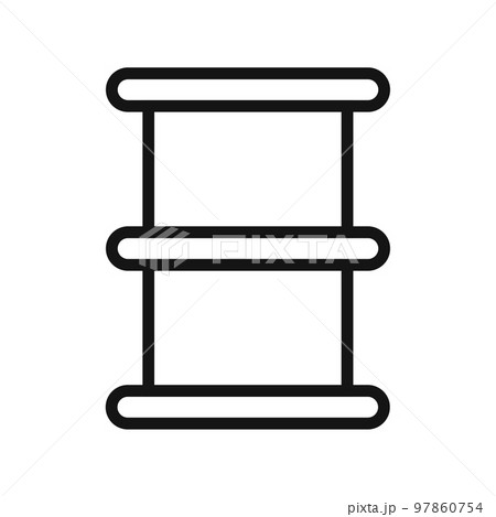 Toxic waste line icon isolated on white background. Black flat thin icon on modern outline style. Linear symbol and editable stroke. Simple and pixel perfect stroke vector illustration. Toxic waste line icon isolated on white background. Black flat thin icon on modern outline style. Linear symbol and editable stroke. Simple and pixel perfect stroke vector illustration. 97860754