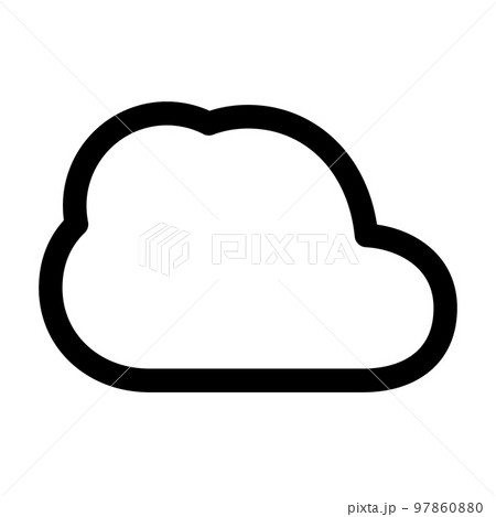 Cloud icon line isolated on white background. Black flat thin icon on modern outline style. Linear symbol and editable stroke. Simple and pixel perfect stroke vector illustration. Cloud icon line isolated on white background. Black flat thin icon on modern outline style. Linear symbol and editable stroke. Simple and pixel perfect stroke vector illustration. 97860880