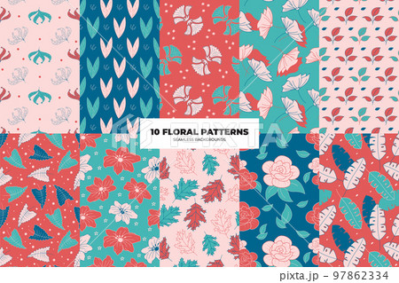 Vintage Background Set  97862334