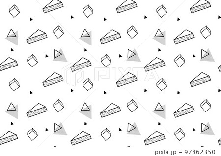 3D Abstract Cake Background 97862350