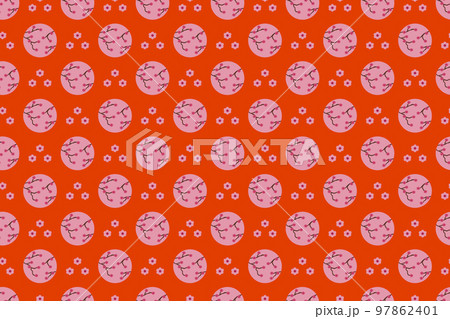 Chinese Sakura Background 97862401
