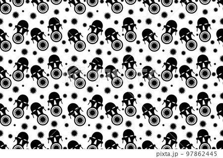 African Carpet Pattern 97862445