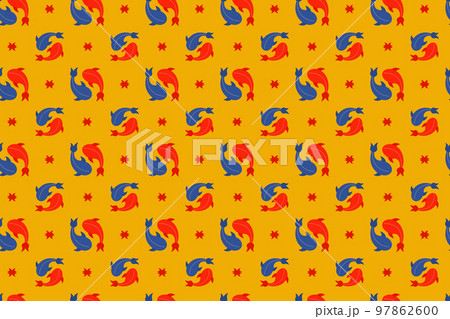 Chinese Fish Pattern Chinese Fish Pattern 97862600