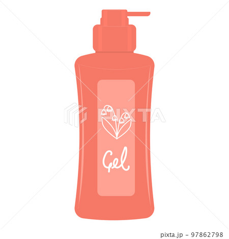 Set of tubes organic cosmetics. Collection of flowers, leaves and skincare. Vector illustration. Set of tubes organic cosmetics. Collection of flowers, leaves and skincare. Vector illustration. 97862798