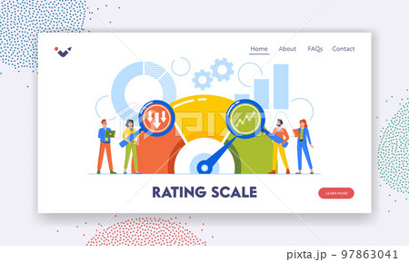 Rating Scale Landing Page Template. Benchmarking, Business Development And Improvement Concept Rating Scale Landing Page Template. Benchmarking, Business Development And Improvement Concept 97863041