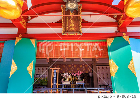 東京　江東区　亀戸天神社　梅まつり 97863719