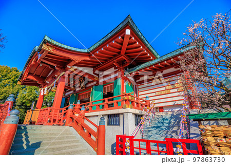 東京　江東区　亀戸天神社　梅まつり 97863730