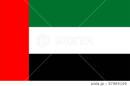 世界の国旗ーアラブ首長国連邦United Arab Emiratesー